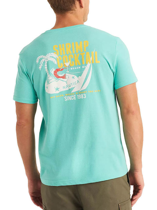 Nautica T-shirt Turquoise