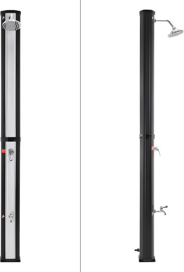 ML-Design Ντουζιέρα Πισίνας Ηλιακή Μαύρη