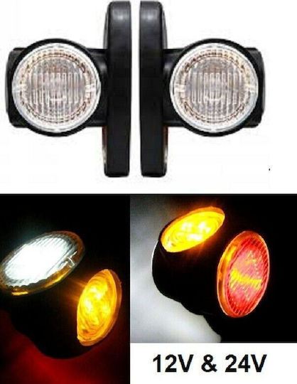 Mars Tech Truck Volume Lights 1pcs 12 / 24V - Multicolour M720207