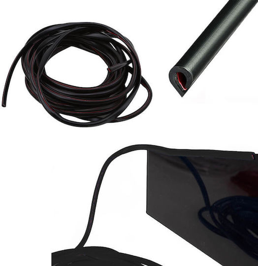 Car Door Trim Protection Black Waterfall Tape Double Sided 5mm X 5mm X 15 Meters