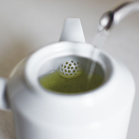 Kinto Teekanne mit Filter Porzellan Weiß 300ml