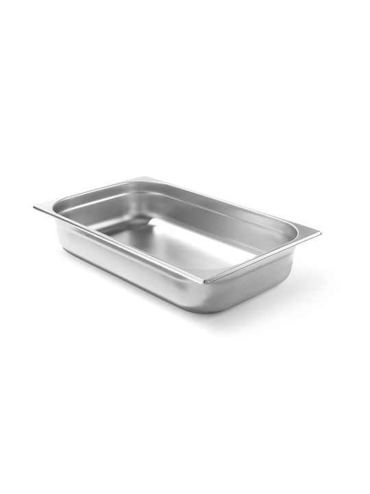 Hendi General Use Vase with Lid made of Stainless Steel Grey 32.5x10x53cm 1 Piece