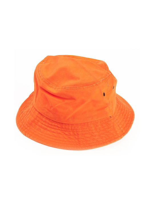 Verde Frauen Stoff Hut Orange