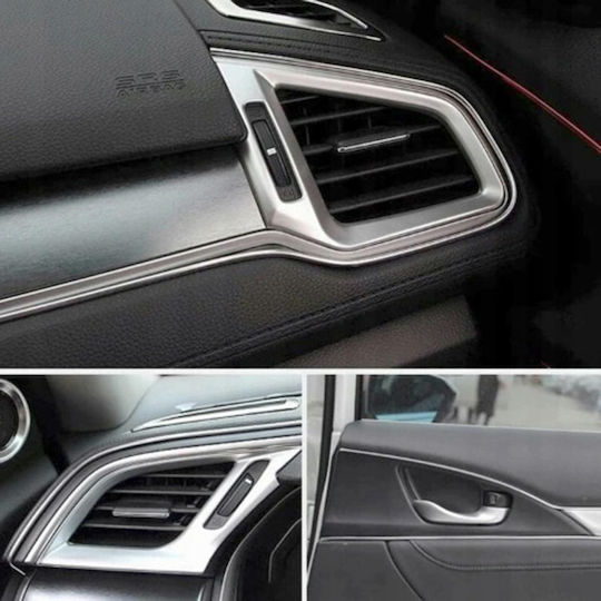 Autoaufkleber 500 x 500cm für Autotüren in Silber Farbe 1Stück