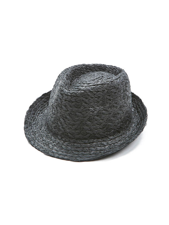 Verde Wicker Women's Hat Black