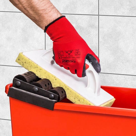 Artool Kunststoff Mop Eimer mit Räder 20lt Rote