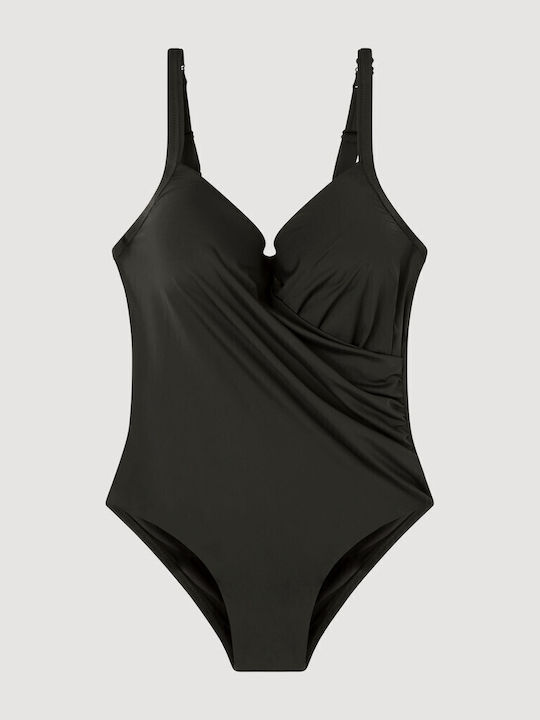 One Piece Swimsuit For Large Bust Black