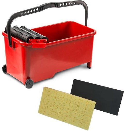 Artool Kunststoff Mop Eimer mit Räder 20lt Rote