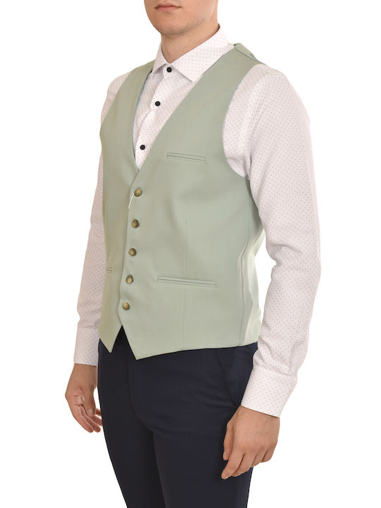 Vittorio Artist Men's Vest Mint