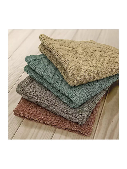 Lino Home Virtuve Χαλάκι Κουζίνας Διάδρομος Terracota 65x135εκ.