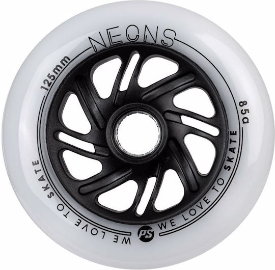 Powerslide 125mm/85a Neons 125 Roller Wheels Multicolored