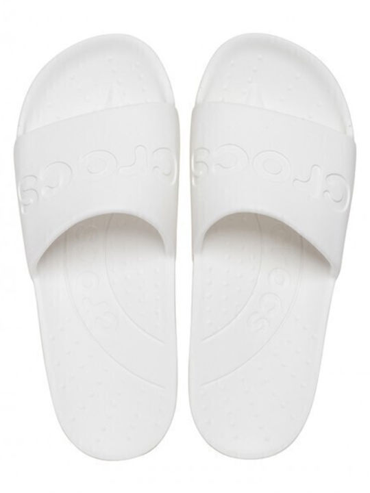 Men's Anatomic White Slides
