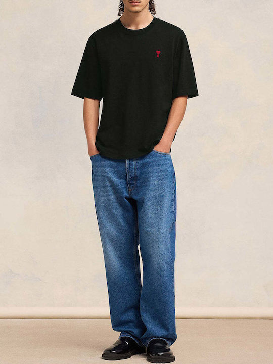 Ami T-shirt Μαύρο BFUTS005.726-001 | Skroutz.gr