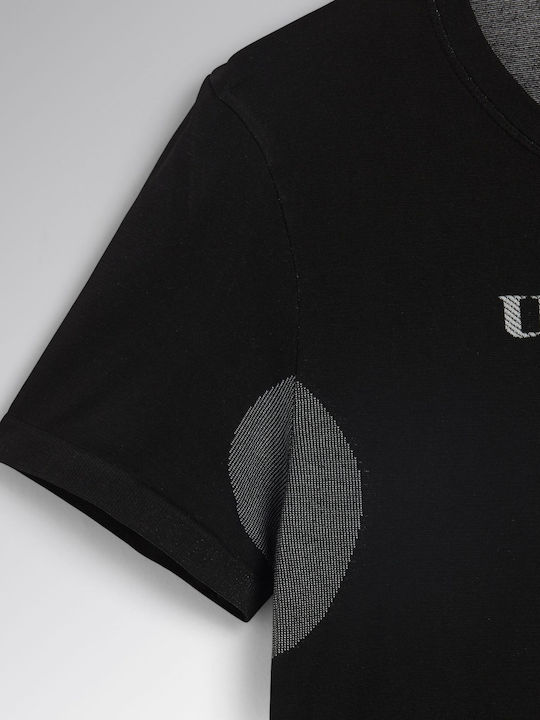 Diadora Bluza termica pentru barbati cu maneci scurte Negru