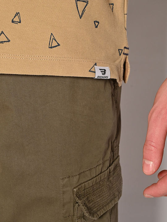 Polo T-shirt Μπεζ