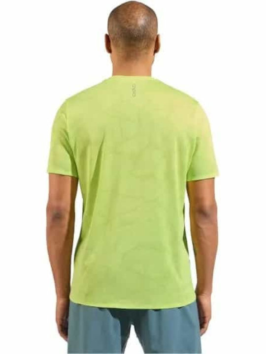 Odlo Ανδρικό T-shirt Κοντομάνικο Sharp Green Melange