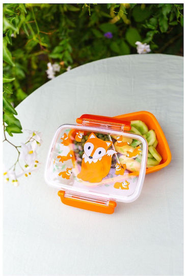 Pylones Plastic Kids' Food Container Unicorns 0.4lt Pink