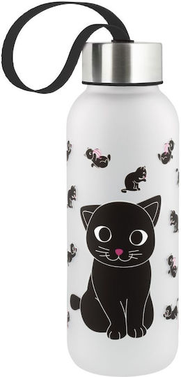 Pylones Kinder Trinkflasche Kunststoff mit Schraubverschluss Auslaufsicher 420ml