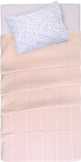 Viopros Pătură Pepinieră Swaddling pături Pique Gri Anthracite 80x110cm