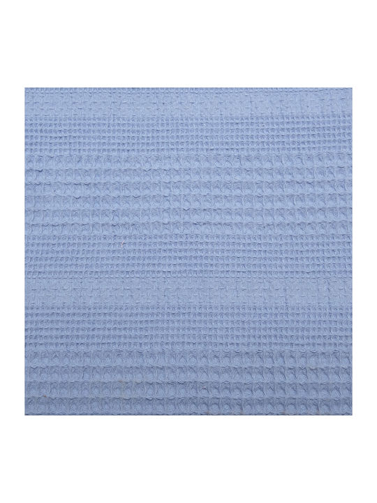 Viopros Blanket Nursery Swaddling Blankets Waffle Blue 80x110cm.