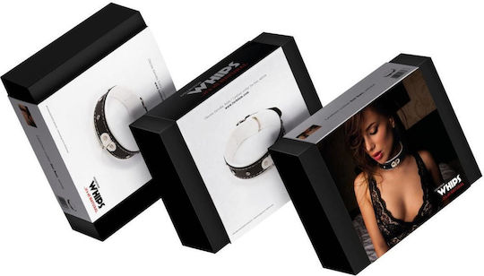 Whips Collections Κολάρο σε Λευκό Χρώμα