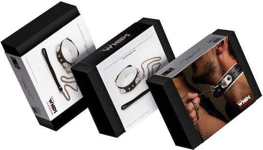Whips Collections Slave Halsband in Weiß Farbe