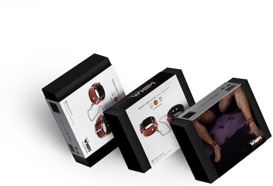 Handcuffs-whips Men's Handcuffs On Legs Cognac