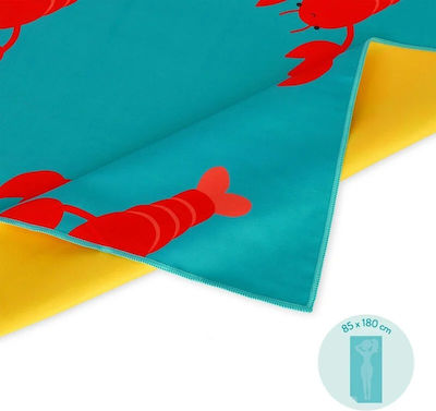 Legami Beach Towel Lobster 85x180cm Bt0027