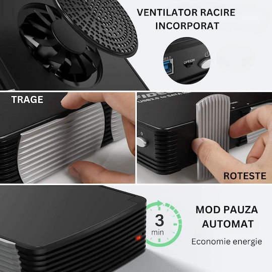 Fideco Carcasă pentru unitate de hard disk 2.5" / 3.5" SATA III cu conexiune USB 3.0