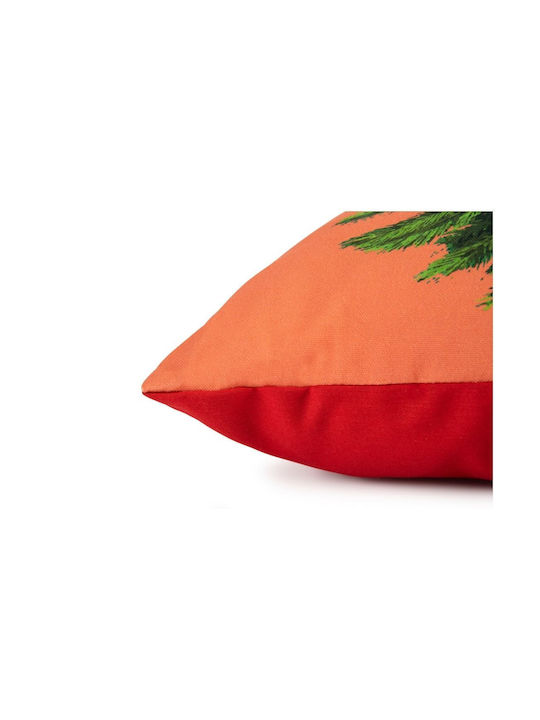 Excelsa Excelsa Zierkissen aus 100% Baumwolle Rot 45x45cm