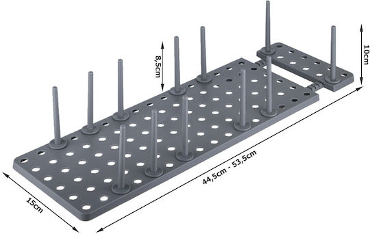 Scurgător De Chiuvetă Gri 15cm