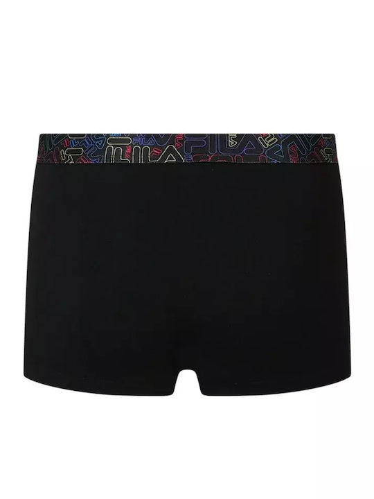 Fila Herren Boxershorts Schwarz 1Packung