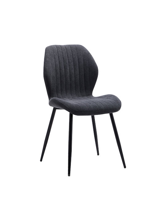 Fersity Dining Room Fabric Chair Anthracite 48x56.5x85.5cm