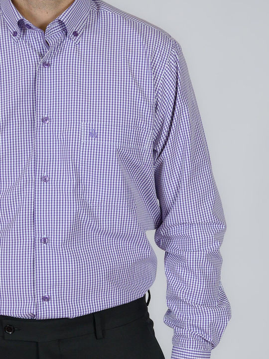 Langärmlig Hemd Geprüft Purple