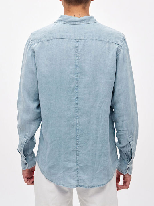 Dirty Laundry Men's Shirt Long Sleeve Linen Silicon