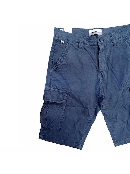 Frank Tailor Men's Shorts Cargo Blue