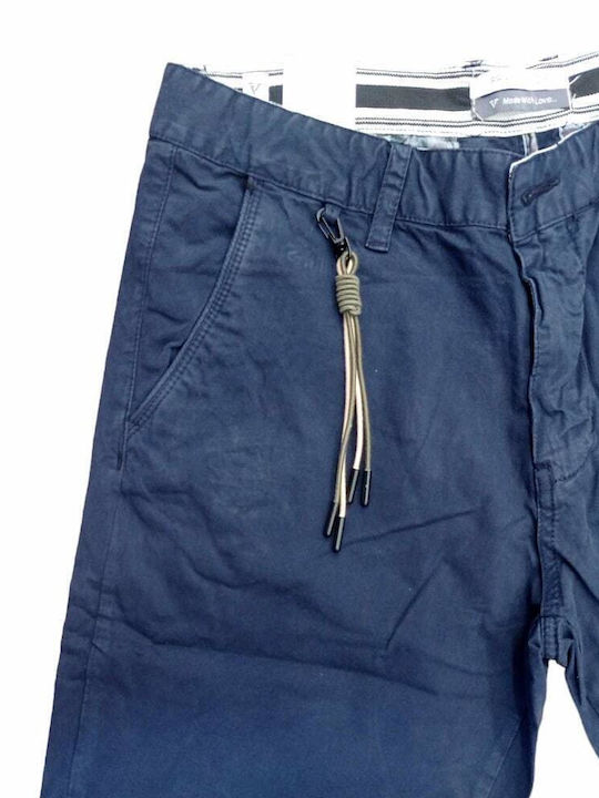 Frank Tailor Herrenshorts Chino Blau