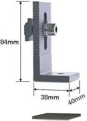 L Support Fixing Photovoltaic Panel On Metal Roof