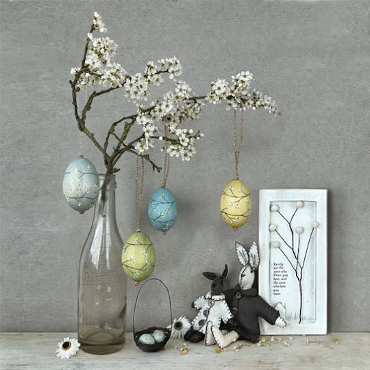 Synchronia Easter Egg Blue 4x6cm
