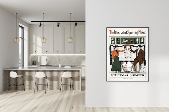 The Illustrated Sporting News. Christmas Number (ca. 1890– 1900) By Edward Penfield Painting on Canvas 80x120cm