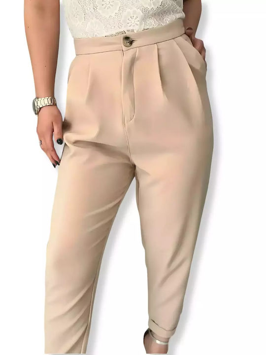 Beige Hosen für Frauen