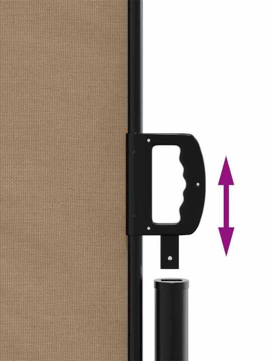 vidaXL Rulou lateral de umbrire Terasă Maro x3m
