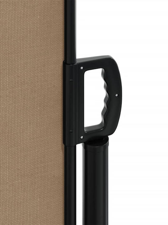 vidaXL Terrace Sideway Sunshade Roller Brown 1.7x3cm