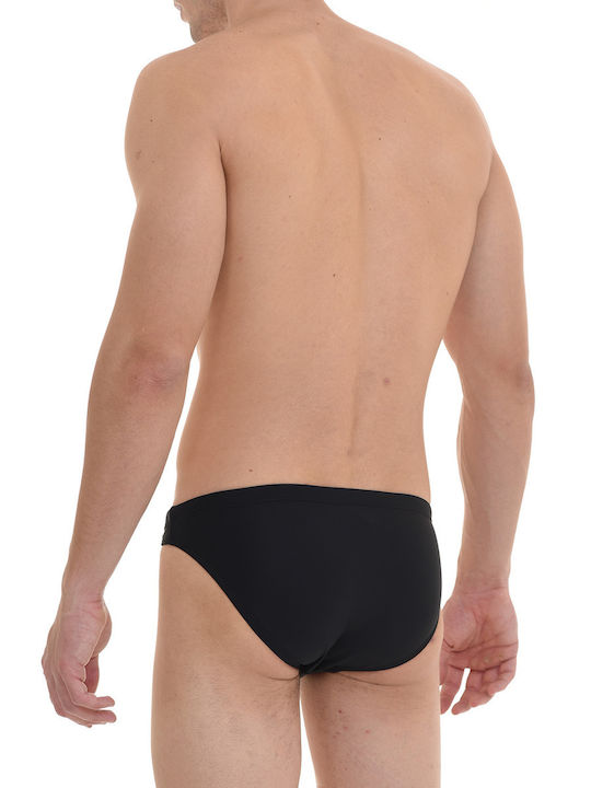 MiandMi Herren Badebekleidung Slip Schwarz