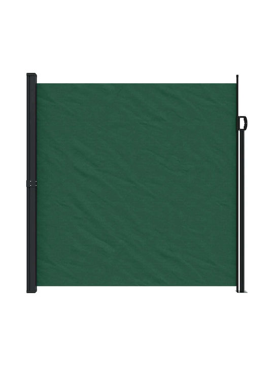 vidaXL Side Sliding Dark Green Shade Sail 200 X 300 Cm