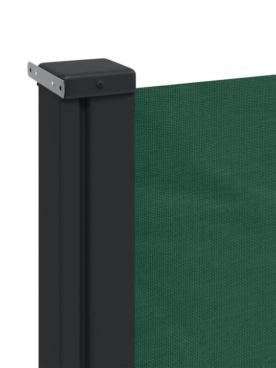 vidaXL Side Sliding Dark Green Shade Sail 200 X 300 Cm