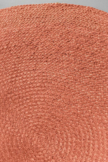 Guy Laroche Covoare Living Rotund De Vară Din Iută Coral Φ150cm