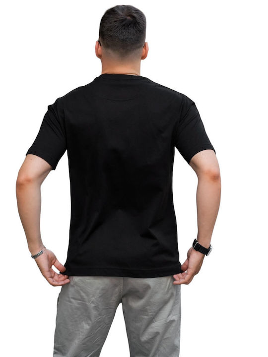 Henry Clothing Herren T-Shirt Kurzarm Black