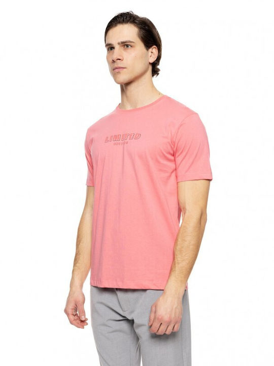 Splendid Ανδρικό T-shirt Κοντομάνικο Pink