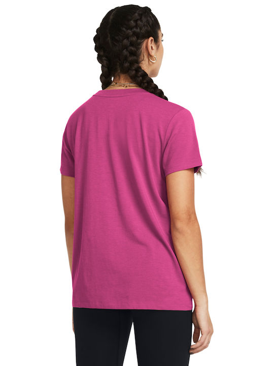 Under Armour Damen Sportlich T-shirt Fuchsie